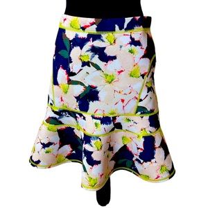 J Crew Floral Skirt